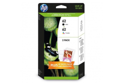 HP 62 N9J71AE čierna/farebná (black/color) sada originálna cartridge