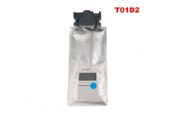 Epson T01D2, C13T01D200 XXL azúrová (cyan) kompatibilná cartridge