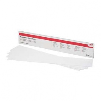 OKI 215/1.2m/Banner Paper, 215x1200mm, 8", 9004450, g/m2, plakátový papír, bílý, pro lase