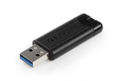 VERBATIM Flash Disk PinStripe USB 3.0, 32GB - čierna