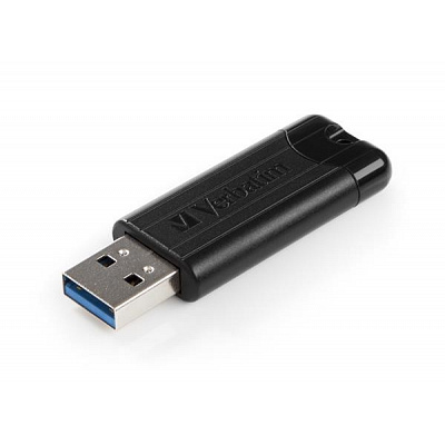 VERBATIM Flash Disk PinStripe USB 3.0, 32GB - čierna