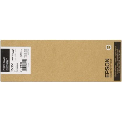 Epson T636100 photo čierna (photo black) originálna cartridge