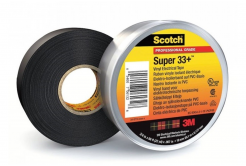 3M 33+ Scotch Super Izolačná páska, 38 mm x 33 m, čierna