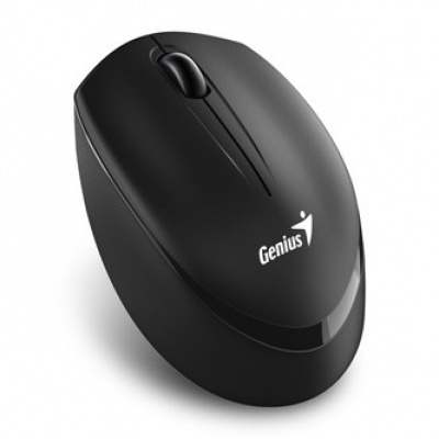 Genius Myš NX-7009 31030030400, 1200DPI, 2.4 [GHz], optická, 3tl., bezdrátová, černá, 1 ks AA, Blue-Eye senzor, symetrická