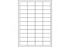 Samolepiace etikety 48,5 x 25,4 mm, 44 etikiet, A4, 100 listov