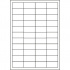 Samolepiace etikety 48,5 x 25,4 mm, 44 etikiet, A4, 100 listov