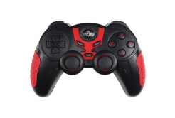 Gamepad Marvo Li-Ion, GT-60, bezdrátový, Bluetooth 2.1 + EDR, 13tl., všesměrový ovladač, Bluetooth + USB, černo-červený, s držákem