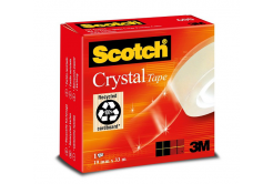 3M 600 Scotch Crystal Tape Čirá páska, 19 mm x 33 m