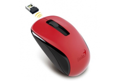Genius Myš NX-7005 31030017403, 1200DPI, 2.4 [GHz], optická, 3tl., bezdrátová USB, červená, AA