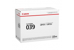Canon CRG-039 čierný (black) originálny toner