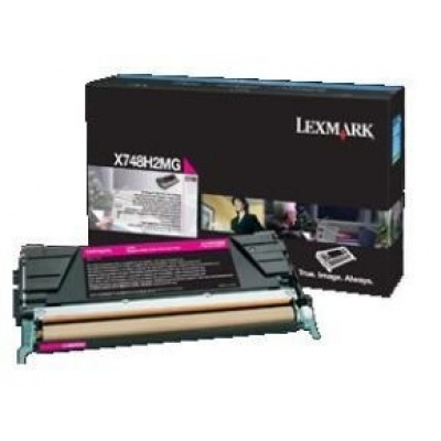 Lexmark X748H3MG purpurová (magenta) originálny toner
