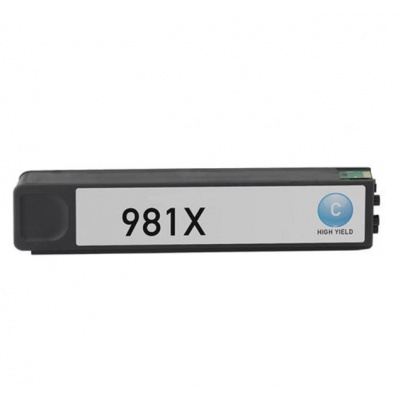 Kompatibilná kazeta s HP 981XL L0R09A azúrová (cyan) 