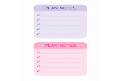 Niimbot A2A88398001, 50x75mm, 100ks, plánovač, farebné samolepiace štítky