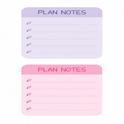 Niimbot A2A88398001, 50x75mm, 100ks, plánovač, farebné samolepiace štítky