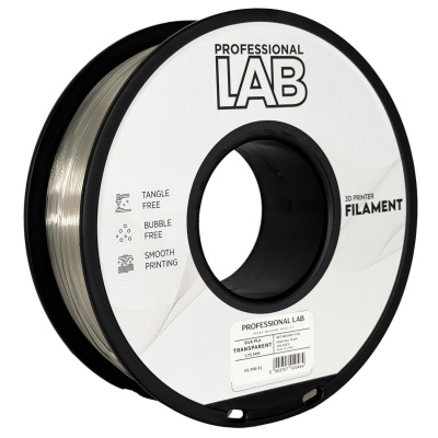 Professional Lab FG-P96-E1, 3D filament, PLA Silk, 1,75mm, 1000g, Priesvitný (Transparent)
