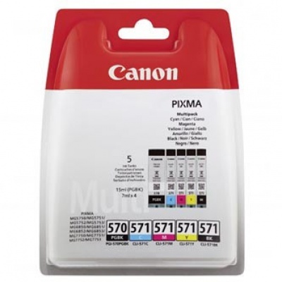 Canon PGI-570 + CLI-571 0372C004 multipack originálna cartridge