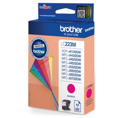 Brother LC-223M purpurová (magenta) originálna cartridge