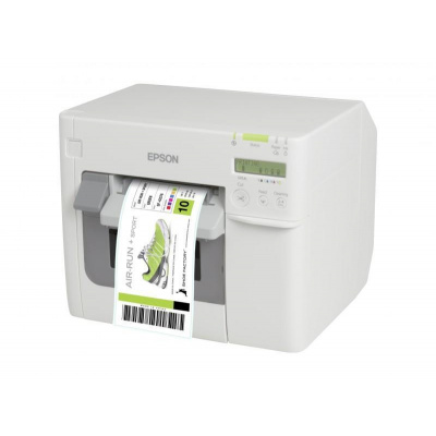 Epson ColorWorks C3500 C31CD54012CD, farebná tlačiareň štítkov, cutter, disp., USB, Ethernet, NiceLabel, white