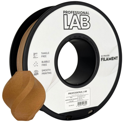 Professional Lab FG-P45-E1, 3D filament, PLA Wood, 1,75mm, 1000g, Hnedý (Black walnut)
