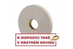3M 9529W Oboustranně lepicí pěnová páska, bílá, tl. 1,5 mm 25 mm x 33 m