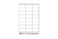 Samolepiace etikety 70 x 36 mm, 24 etikiet, A4, 100 listov