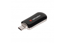 VERBATIM Flash Disk 64GB Plectra USB-C 3.0, čierna