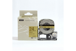 Epson LC-SM24ZW, 24mm x 8m, černý tisk / zlatý podklad, kompatibilní páska