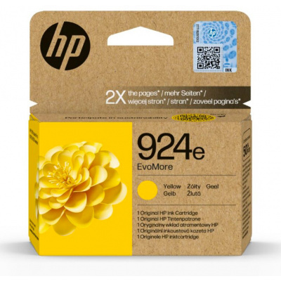 HP 924e 4K0U9NE#CE1 žltá (yellow) originálna cartridge, po expirácii