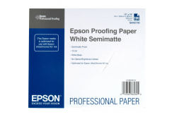 Epson Proofing Paper White Semimatte, foto papír, pololesklý, bílý, A3+, 250 Ám, 100 ks, C13S0