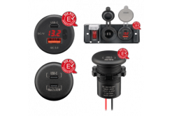 Dust Cover Accessory for All Built-In USB Chargers - With at Least One USB-A Port