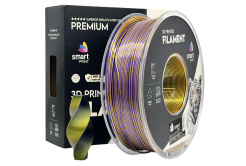 Smart Print FG-S108-E1, 3D filament, PLA Silk, Tri Color, Black, Gold, Purple, 1kg, 1,75mm