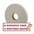 3M 9529W Obojstranne lepiaca penová páska, biela, hr. 1,5 mm 25 mm x 33 m