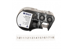 Brady M4C-375-498 / 170784, 9.53 mm x 6.10 m, Vinyl, čierna tlač / biely podklad