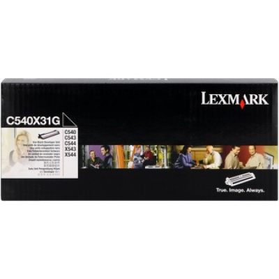 Lexmark originální developer 0C540X31G, black, 30000 str., Lexmark X544x