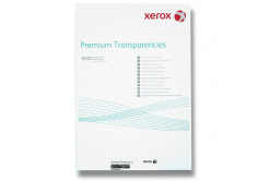 Xerox, fólie, transparentní, A4, 100 mic. 100ks, pro černobílé kopírování a laserový tisk,