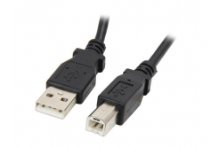 USB kábel A-B čierny