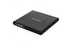 Verbatim 53504, externá CD/DVD mechanika, rýchlosť CD(24x) DVD (8x) technológia MDISC (tm)