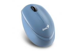 Genius Myš NX-7009 31030030401, 1200DPI, 2.4 [GHz], optická, 3tl., bezdrátová, modrá, 1 ks AA, Blue-Eye senzor, symetrická