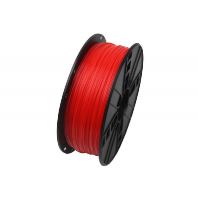 Gembird 3DP-PLA1.75-01-FR tisková struna (filament) PLA, 1,75mm, 1kg, fluorescenčná, červená