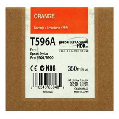 Epson T596A00 oranžová (orange) originálna cartridge