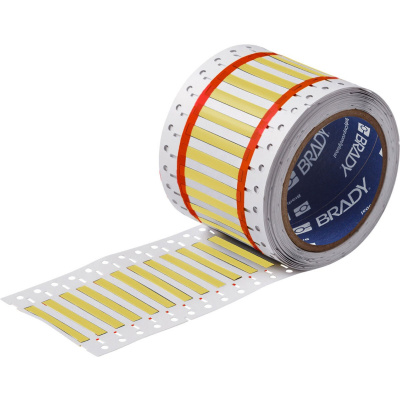 Brady HX-187-2-YL-2 / 117025, PermaSleeve Heatex Marking Sleeves, 25.40 mm x 8.50 mm