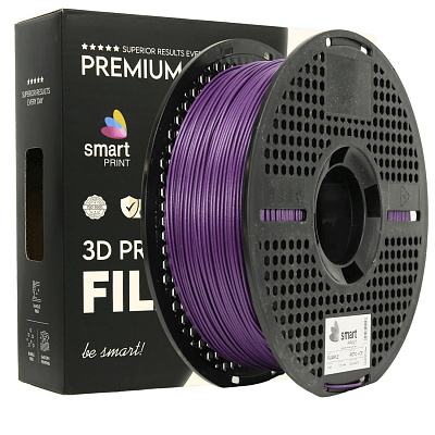 Smart Print FG-S213-E1, 3D filament, PETG + CF, 1,75mm, 1000g, Fialový (Purple)