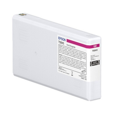 Epson C13T55W300 purpurová (vivid magenta) originálna cartridge