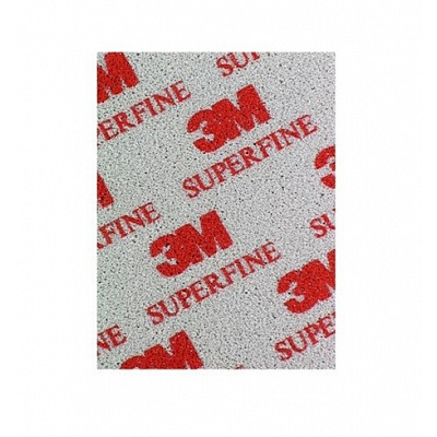 3M Brúsna huba na jemné brúsenie - Superfine, 115 mm x 140 mm (03810)