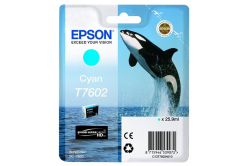 Epson T7602 C13T76024010 azúrová (cyan) originálna cartridge