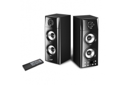 Genius reproduktory SP-HF2800 BT 31730022400, 2.0, 60W, černé, dálkové ovládání, BT 5.0, 3pásmové, LCD display, podpora TWS, RCA vstup, Blueto