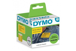Dymo papierové štítky 101mm x 54mm, žluté, na prepravu, 220 ks, 2133400
