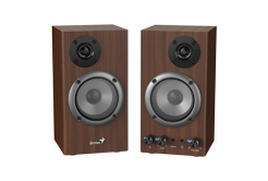 Genius reproduktory SP-HF 500B 31730047400, 2.0, 16W, hnědý, regulace hlasitosti, dřevěné, 40Hz-20kHz