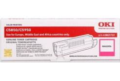 OKI 43865722 purpurový (magenta) originálny toner