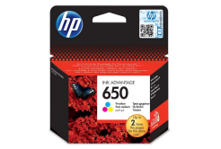 HP 650 CZ102AE farebná originálna cartridge